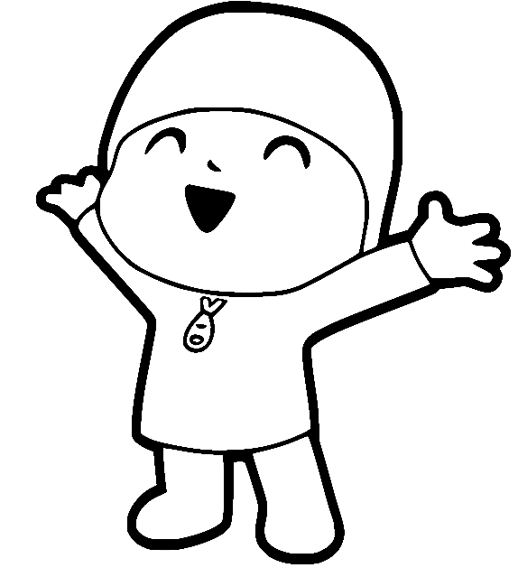 Morsom Pocoyo fargelegging