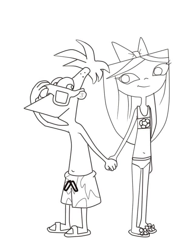 Phineas og Ferb Fargelegging