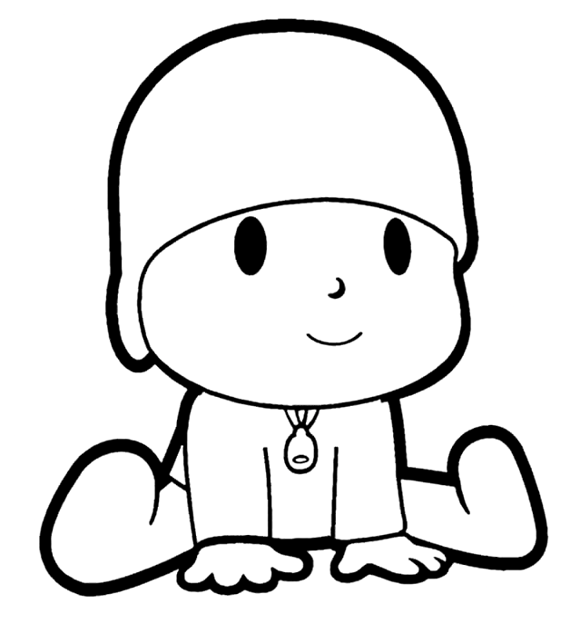 Pocoyo sitter fargelegging