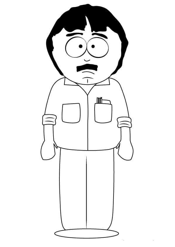 Randy Marsh fra South Park fargelegging