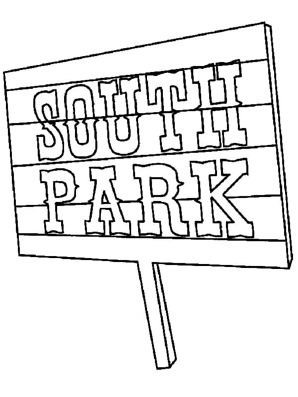 South Park utskrivbar fargelegging