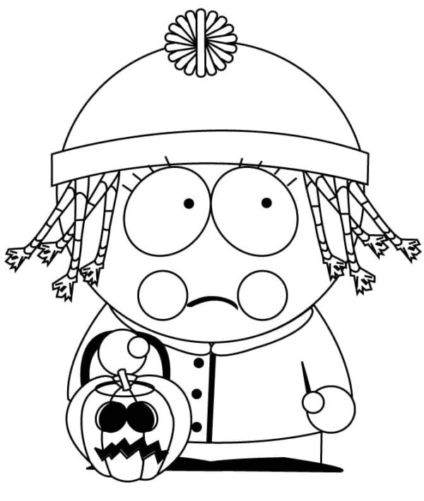 Stan Marsh Halloween fra South Park fargelegging