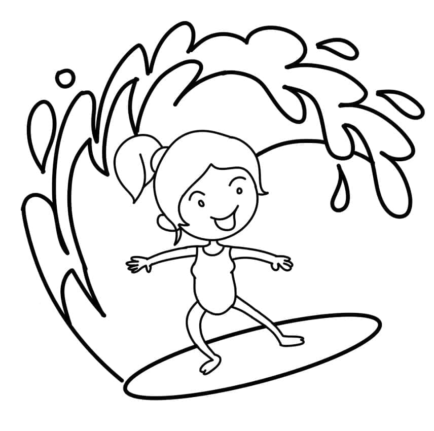 Surfejente fargelegging