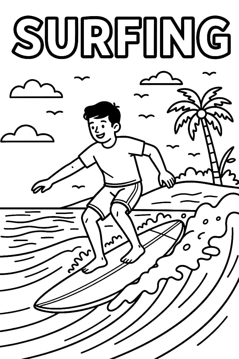 Surfing gratis fargelegging