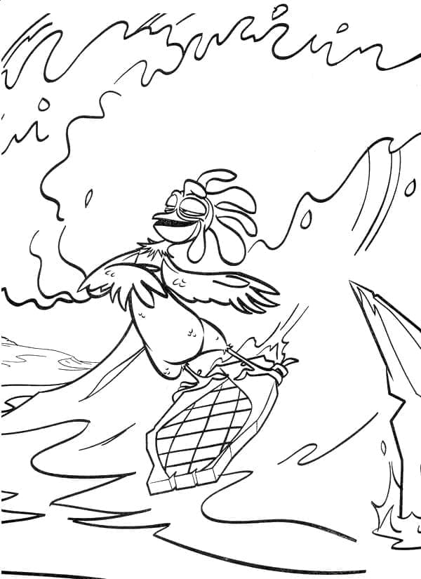 Surfingkylling fargelegging