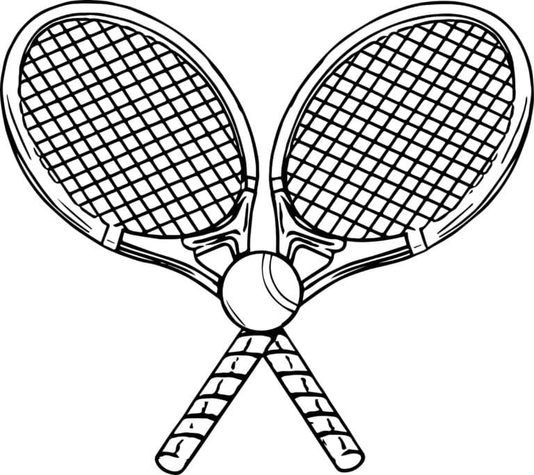 Tennis gratis fargelegging