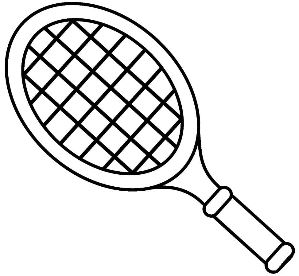 Tennisracket fargelegging
