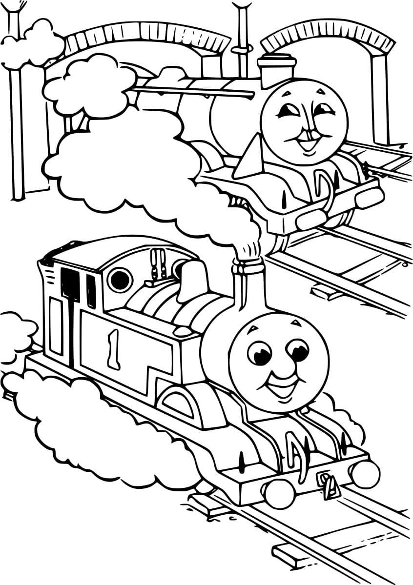 Thomas og Gordon fargelegging