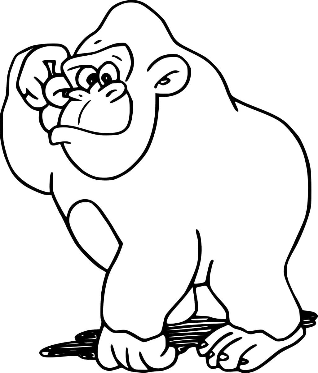 Gorilla fargelegging
