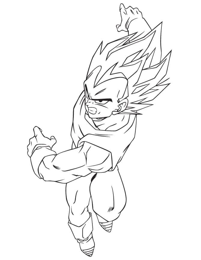 Vegeta Super Saiyan fargelegging