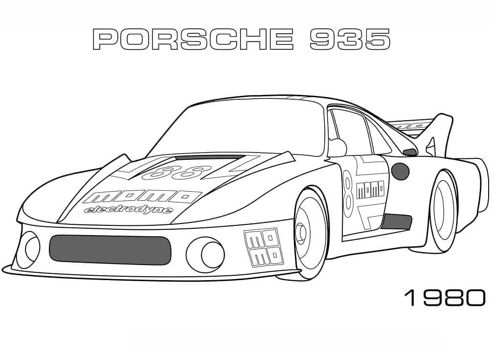 1980 Porsche 935 fargelegging