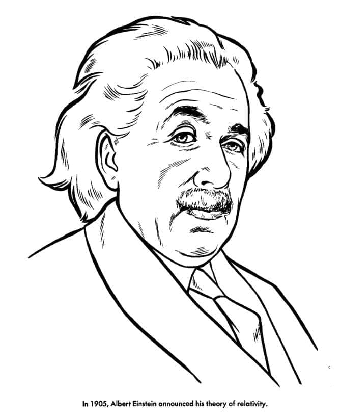 Albert Einstein fargelegging