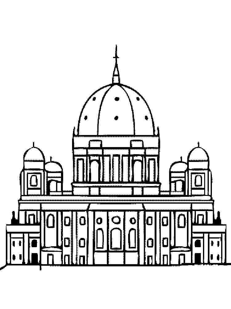 Berliner Dom fargelegging
