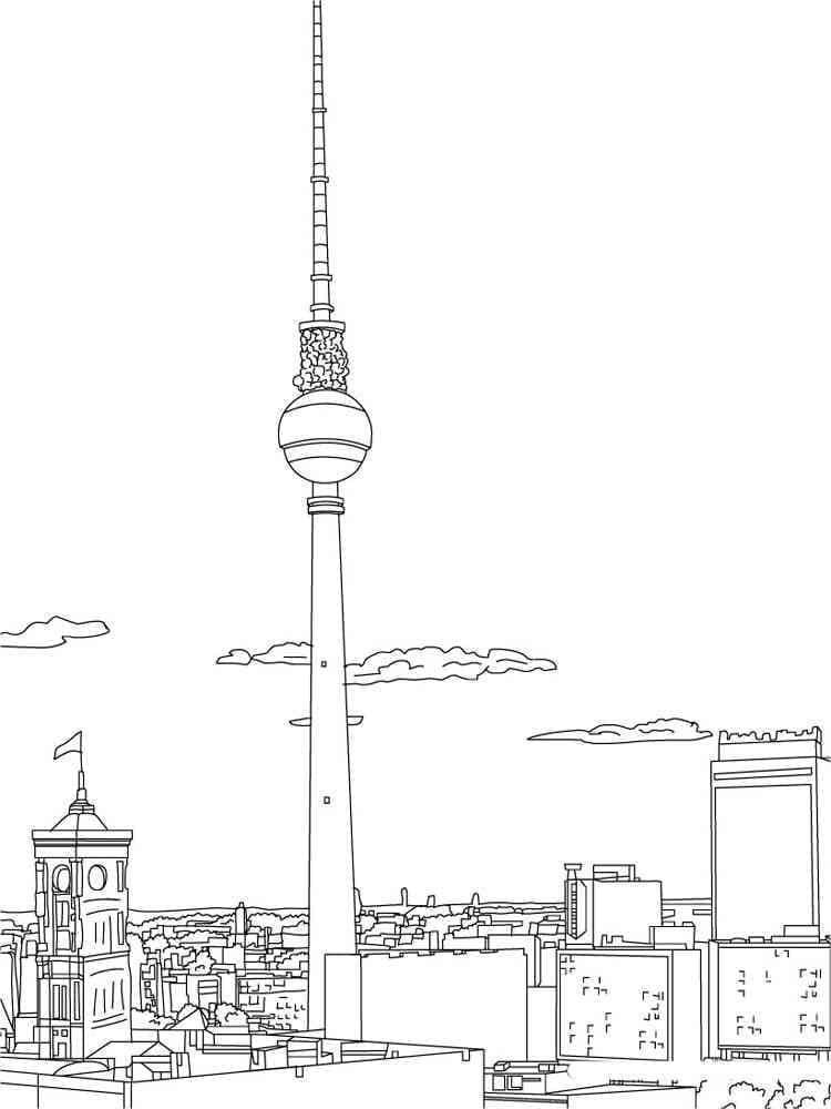 Berlintårnet fargelegging