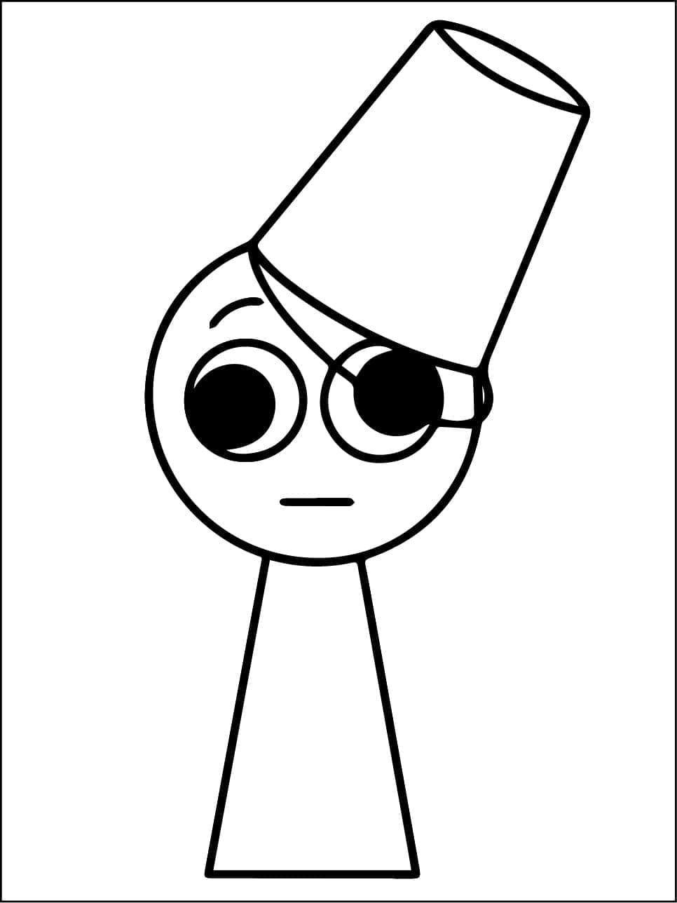 Brud fra Incredibox Sprunki fargelegging