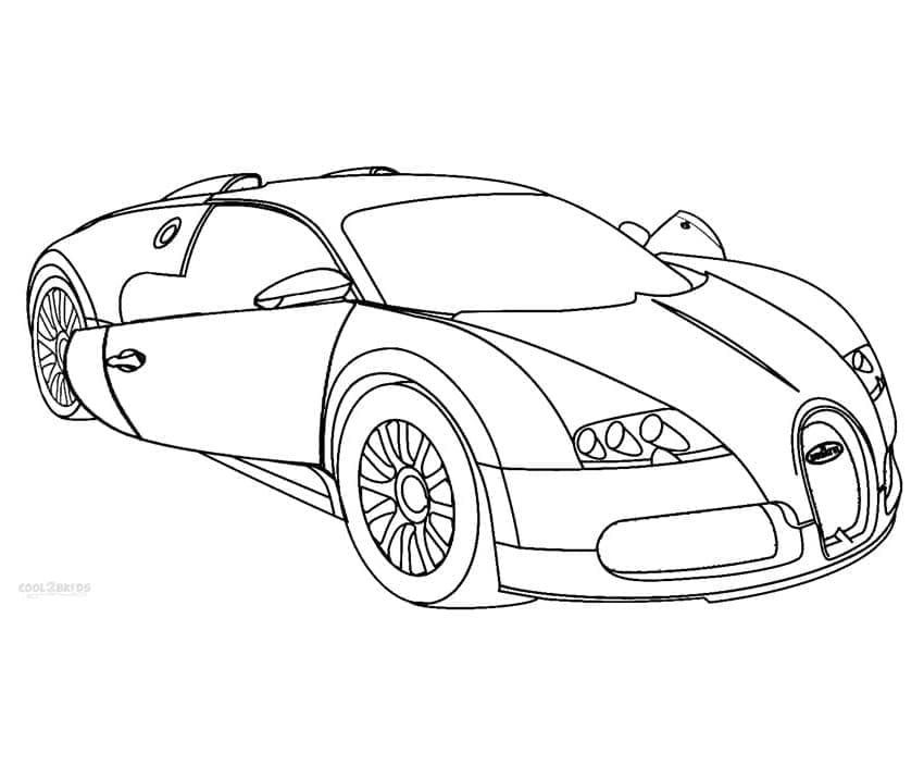 Bugatti bilde fargelegging