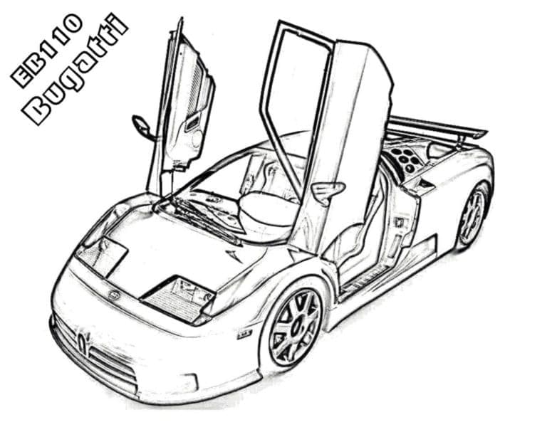 Bugatti EV110 fargelegging