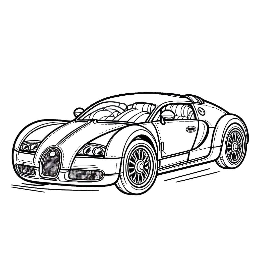 Bugatti singel fargelegging