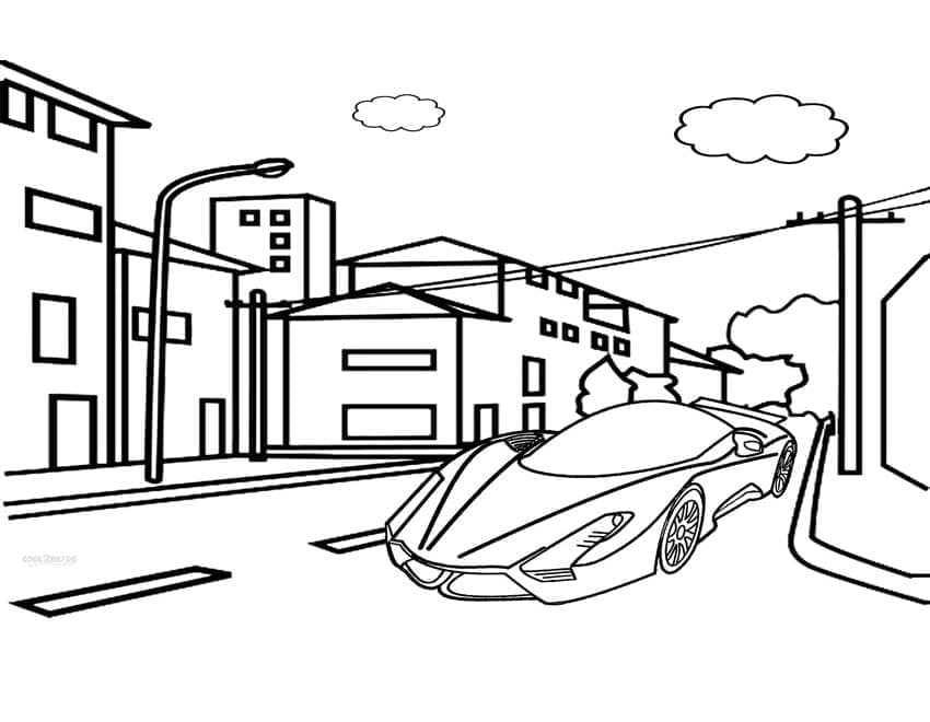 Bugatti utskrivbar fargelegging