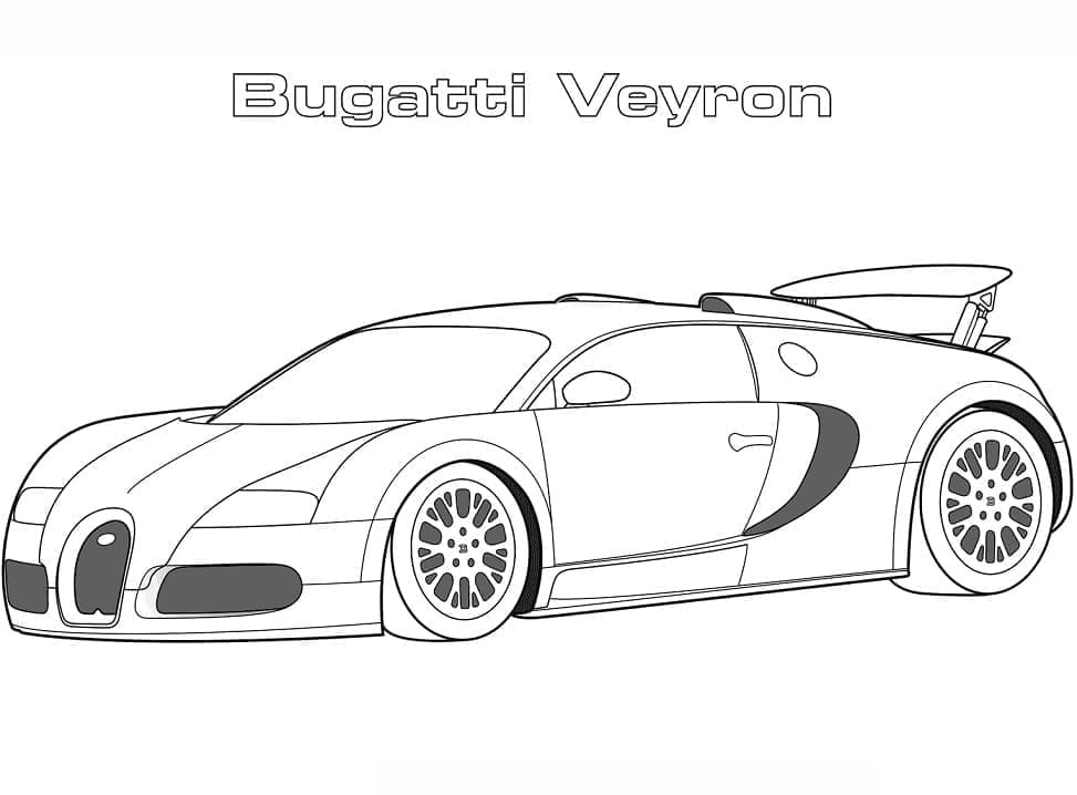 Bugatti Veyron-bil fargelegging
