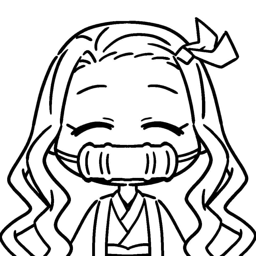 Chibi Nezuko Kamado fargelegging