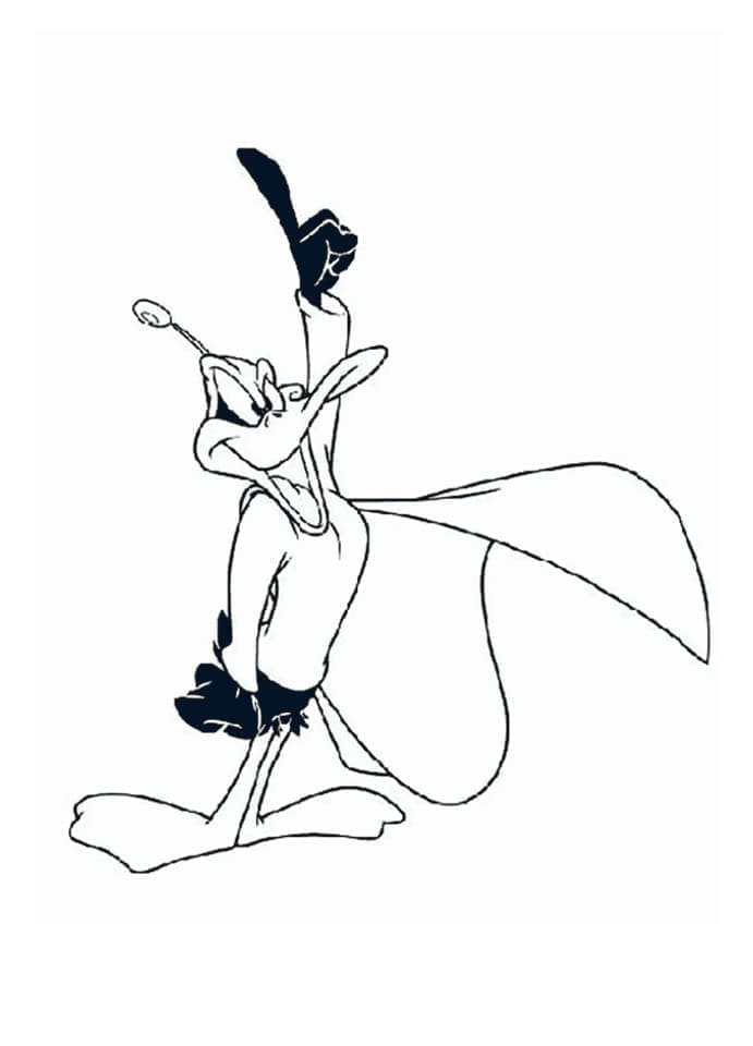 Daffy Duck er kul fargelegging