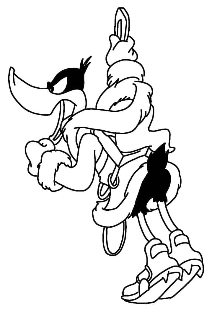 Daffy Duck er sint fargelegging