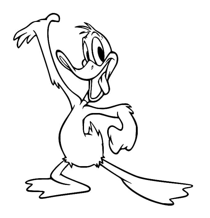 Daffy Duck Morsom fargelegging