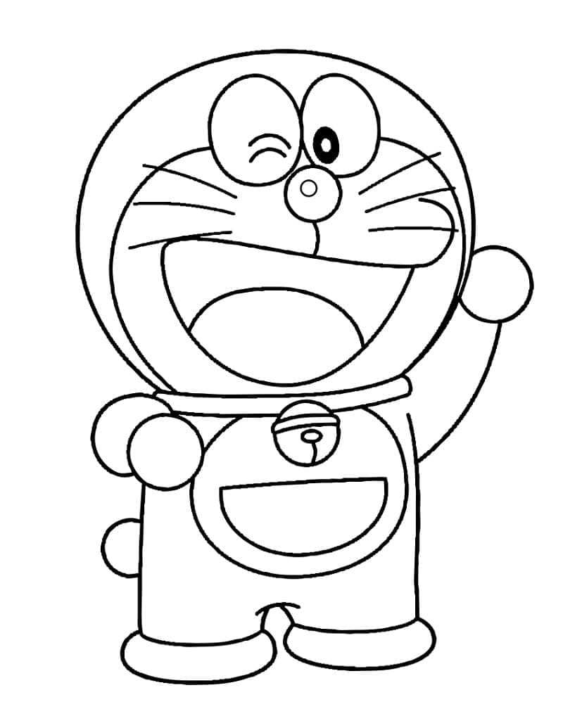 Doraemon Morsom fargelegging