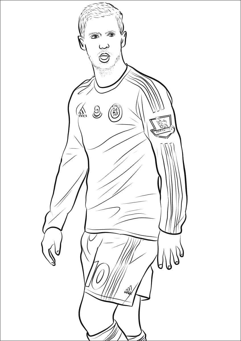 Eden Hazard fargelegging