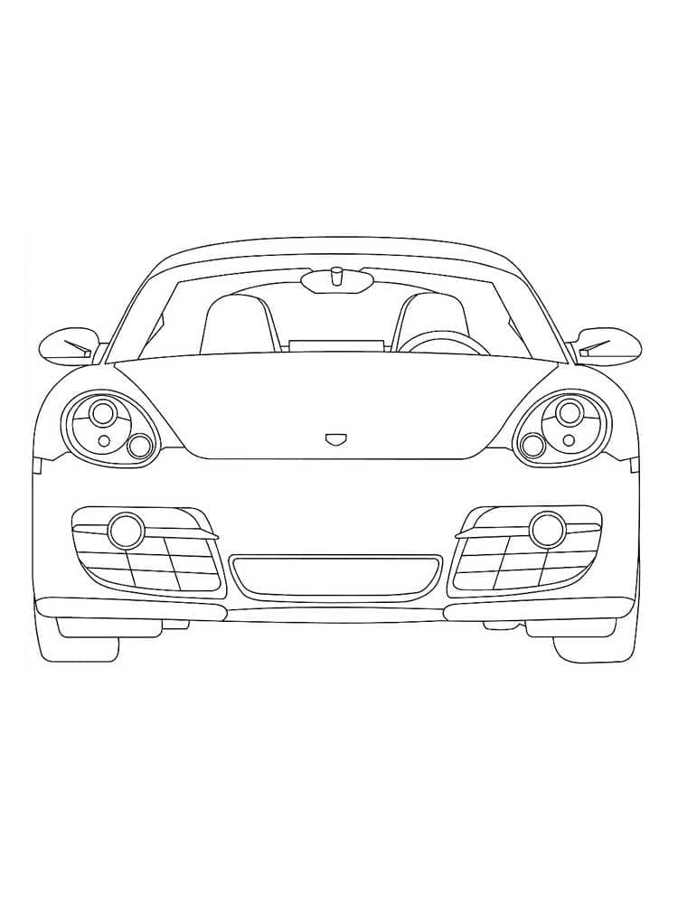 En fin Porsche fargelegging