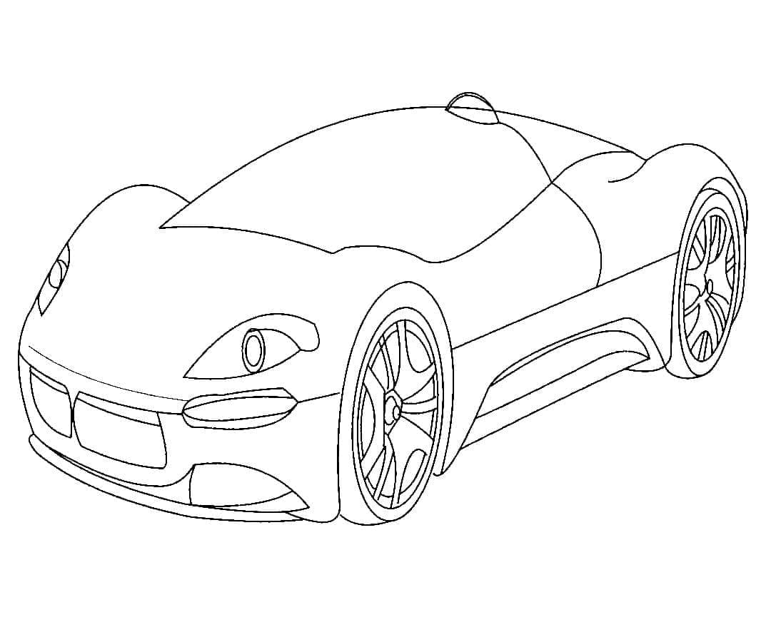 Enkel Bugatti fargelegging