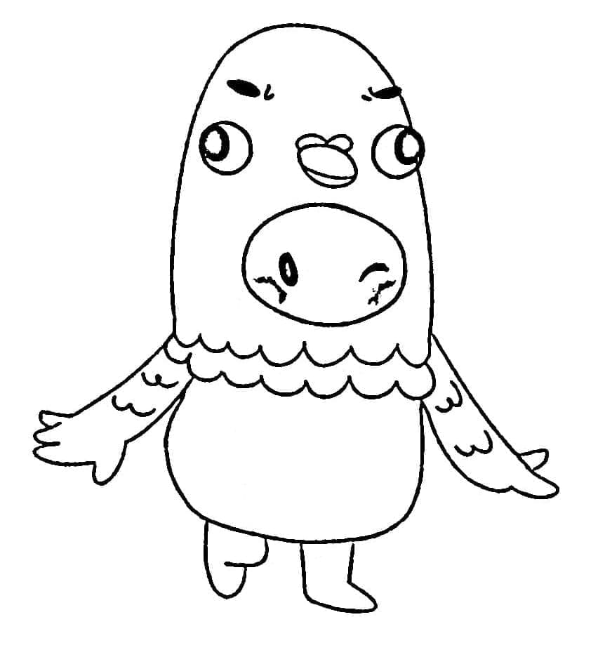 Fall Guys Duekostyme fargelegging Fall Guys Duekostyme fargelegging