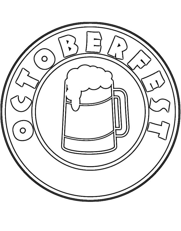 Feirer Oktoberfest fargelegging