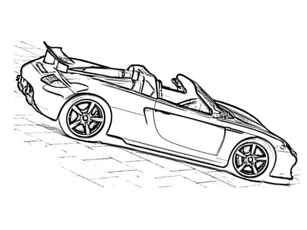 Fin Porsche fargelegging