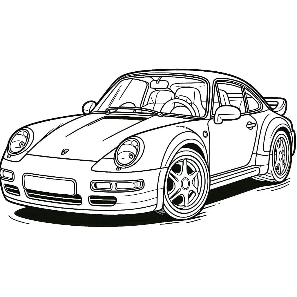 Foto Porsche fargeleggingsside