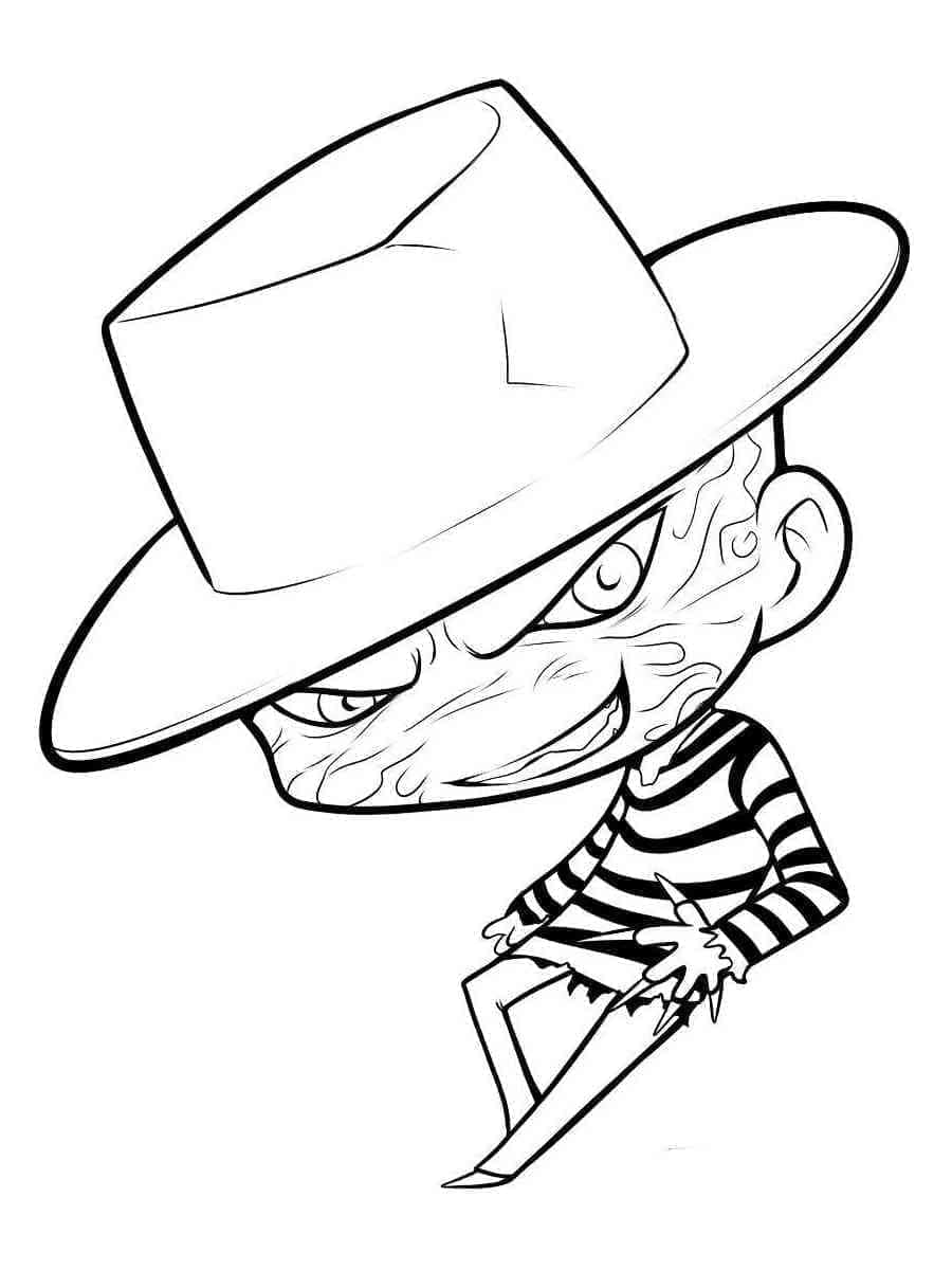 Freddy Krueger Chibi fargelegging