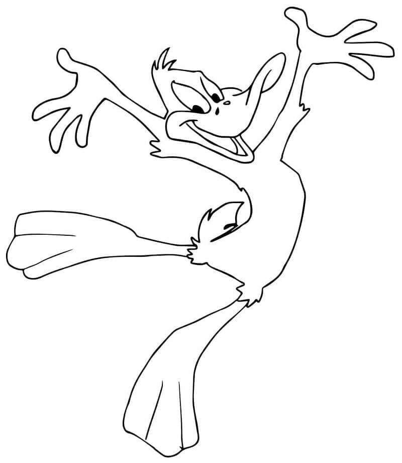 Glad Daffy Duck fargelegging