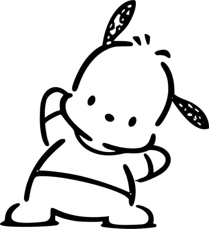 Gledelig Pochacco fargelegging Gledelig Pochacco fargelegging