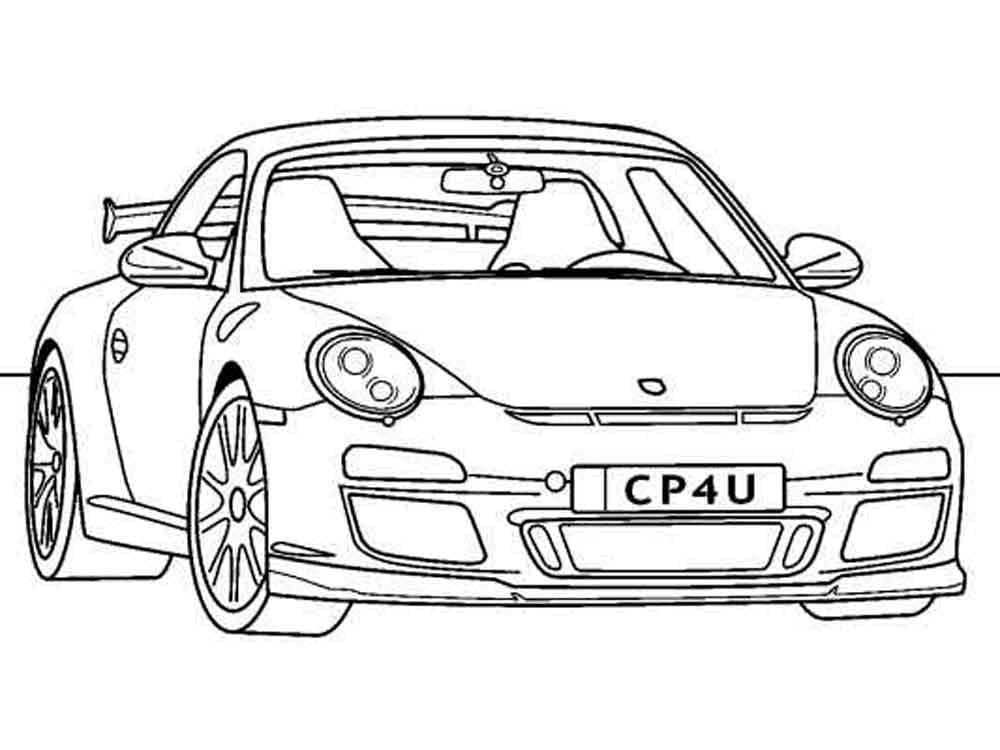Gratis bilde av Porsche biler fargelegging