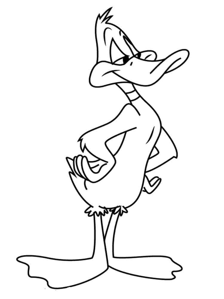 Gratis Daffy Duck fargelegging