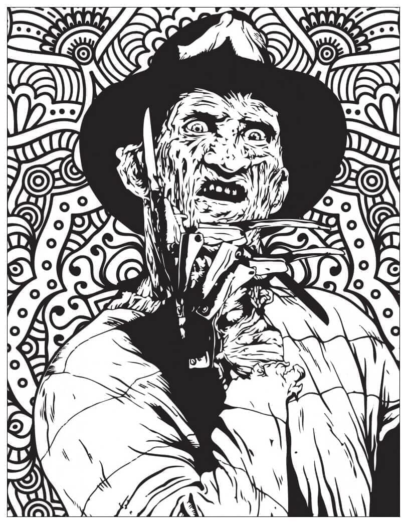Gratis Freddy Krueger fargelegging