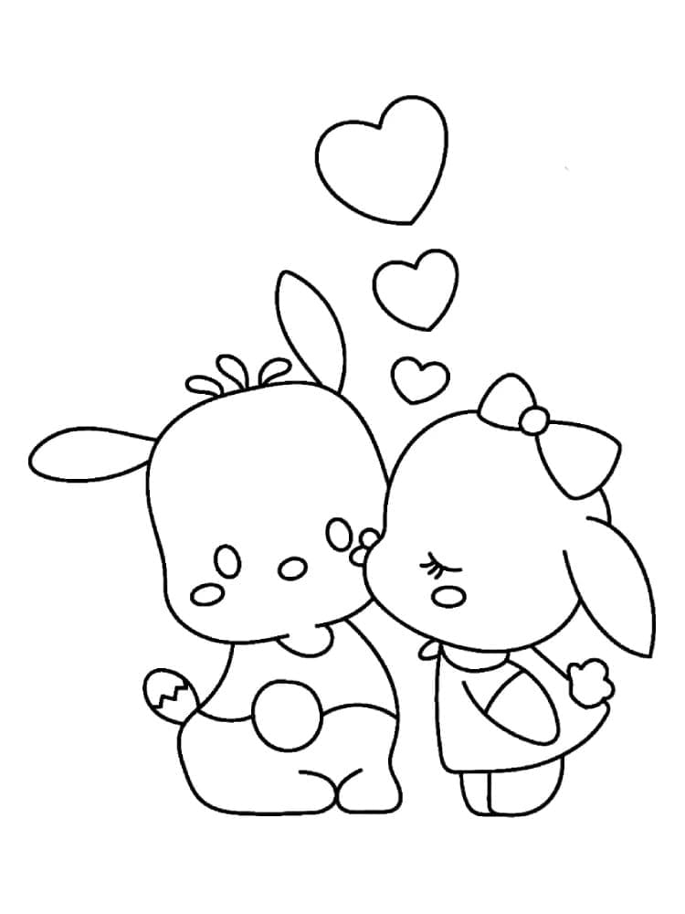Gratis Pochacco tegning fargelegging Gratis Pochacco tegning fargelegging