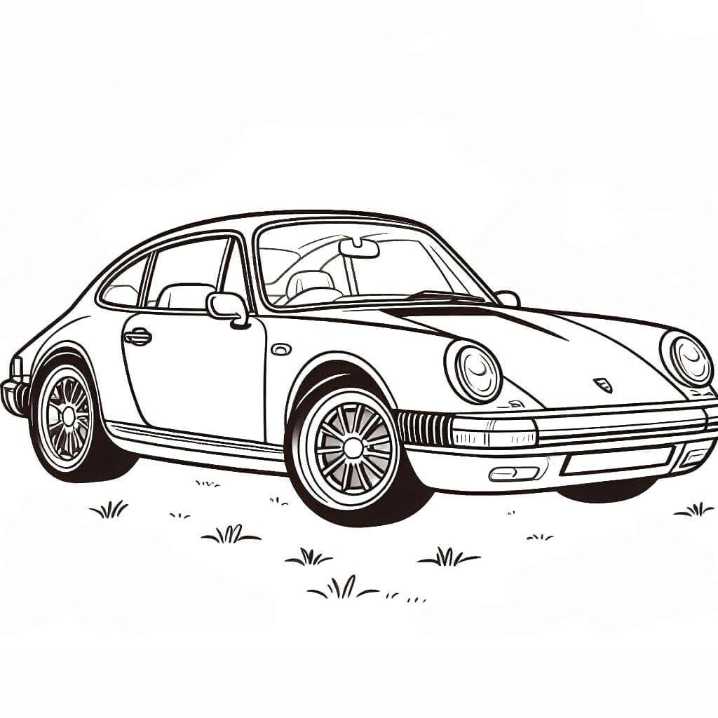 Gratis Porsche fargelegging