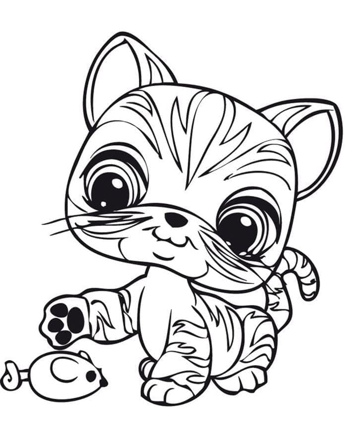 Gratis utskrivbar Littlest Pet Shop fargelegging