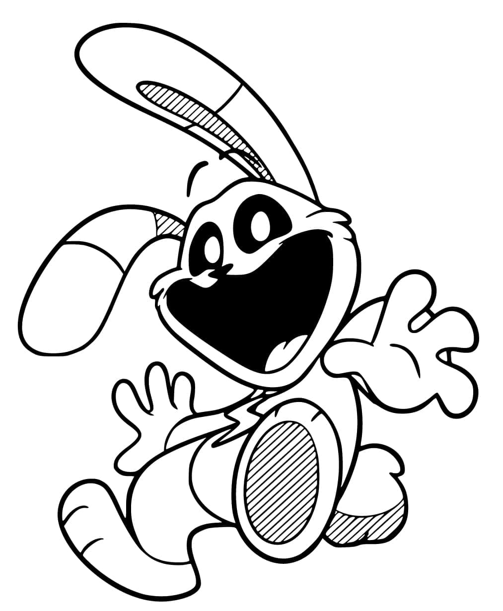 Hoppy Hopscotch Smiling Critters fargelegging