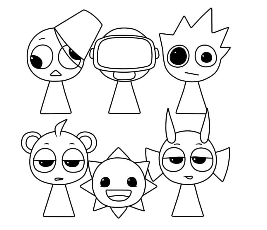 Incredibox Sprunki fargelegging