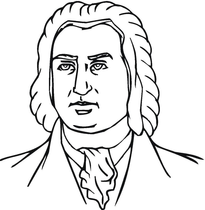 Johann Sebastian Bach 1 fargelegging