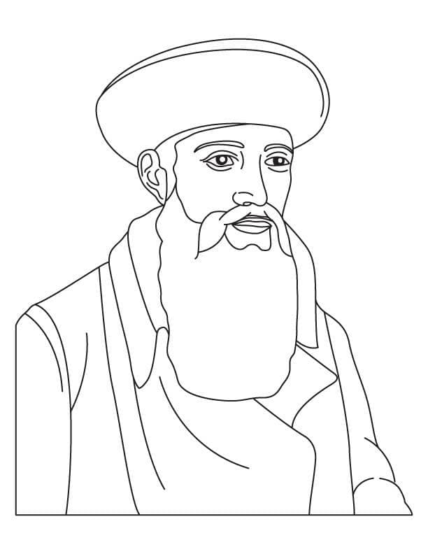Johannes Gutenberg fargelegging