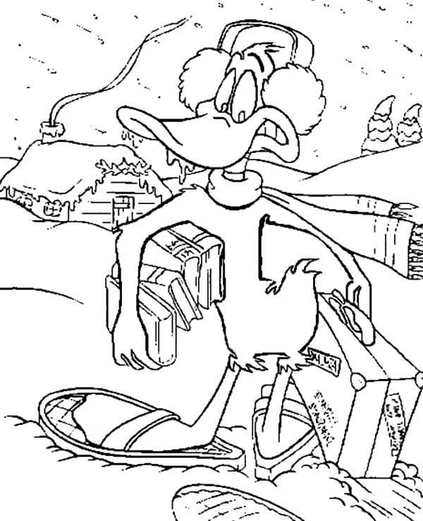 Kald Daffy Duck fargelegging